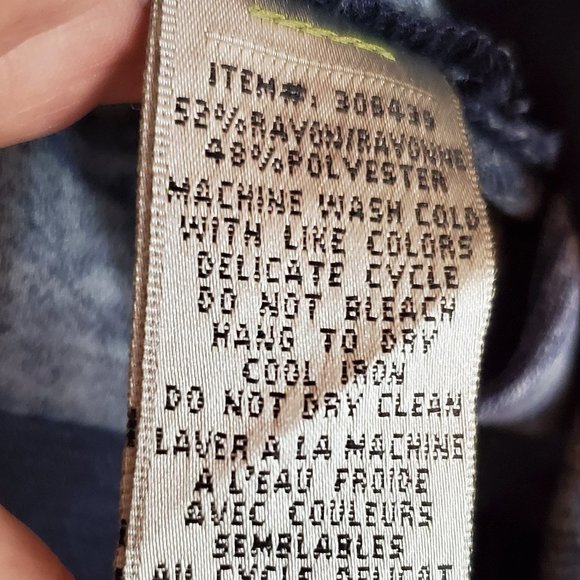 BILL BLASS HAWAIIAN SHIRT NAVY w/FLORAL PRINT M - Picture 7 of 9